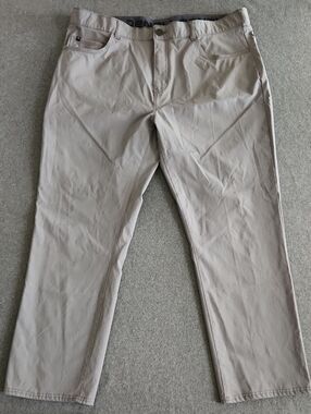 Denali Mens Cargo Utility Straight Leg Chino Pants Gray Size 40x30 Outdoors Hike